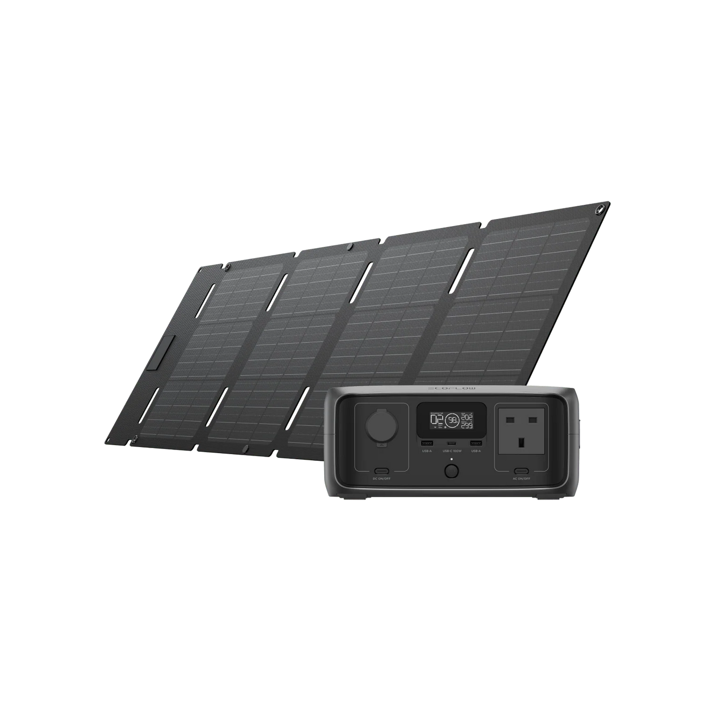 EF Portable Power Station RIVER 3 UPS, 245Wh LiFePO4 Battery Power Station