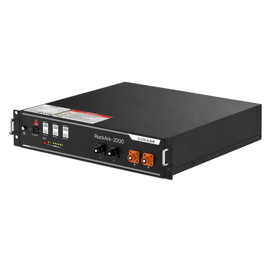 Us2000 RockArk-2000 25.6V 48V 51.2V 200ah 2.4 KWh Battery with LCD