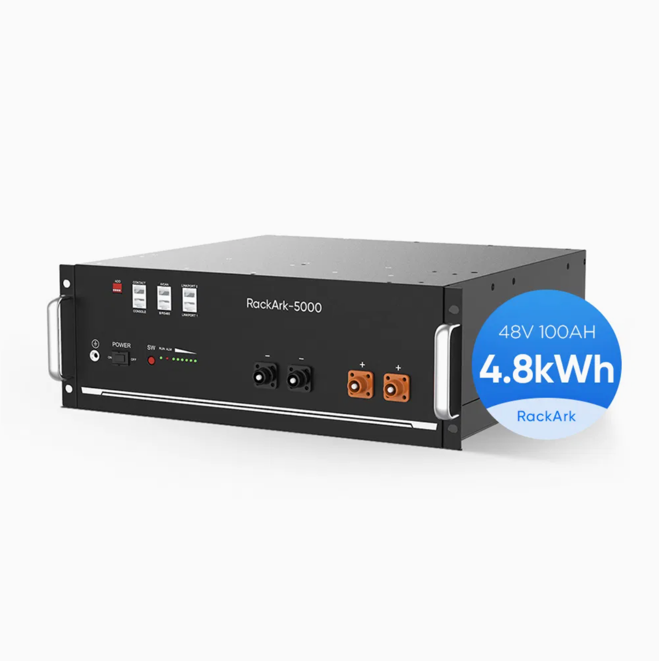 Us5000 RockArk-5000 25.6V 48V 51.2V 200ah 4.8 KWh Battery with LCD