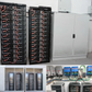 Us3000 RockArk-3000 25.6V 48V 51.2V 200ah 3.5 KWh Battery with LCD