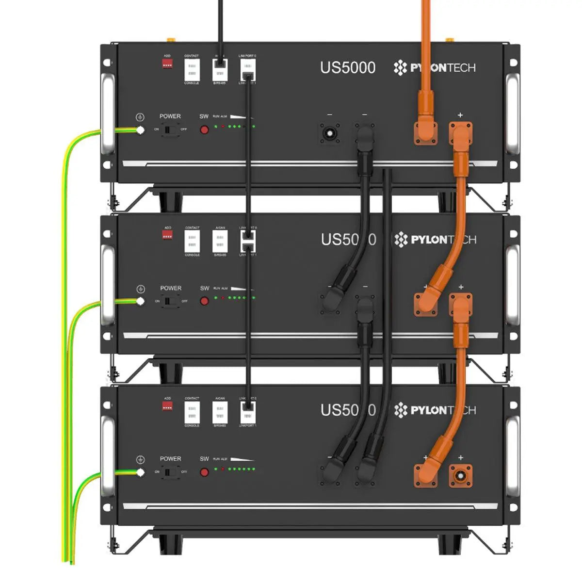 US5000 4.8 kWh Li-Ion Battery Pack 48V PV Solar &Bracket Mount /Cables